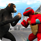 Superhero Ninja Shadow Turtle vs Monster Apes City icône