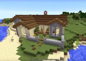House Building Minecraft PE Mod Affiche