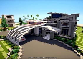 Casas modernas Minecraft PE Mod imagem de tela 2