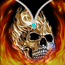 Skull zipper screen unlock APK