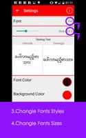 Myanmar Font Convertor capture d'écran 2