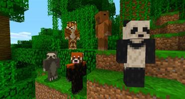 Poster Skins Panda for Minecraft PE