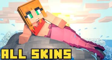 All Skins for Minecraft pe mods free plakat