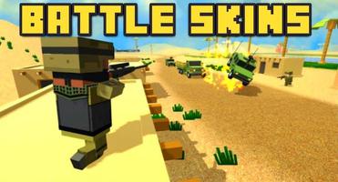 Battle royale Skins for Minecraft الملصق
