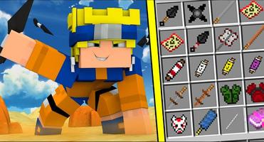 Naruto Mod for Minecraft PE постер