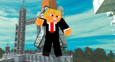 Trump Skin for Minecraft PE Affiche