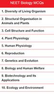 NEET Biology MCQs Affiche