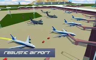 Air Plane Landing : Real Pilot Flight Simulator 3D capture d'écran 2