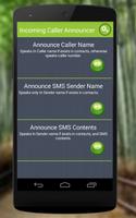 1 Schermata Incoming Call & SMS Announcer