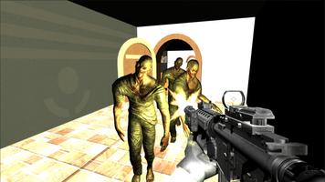tir zombie jeu 3d Affiche
