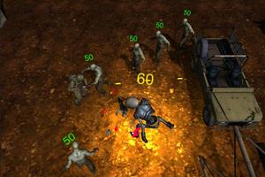 fusillade Zombies jeu capture d'écran 1