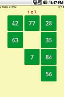 Times Tables Xpress capture d'écran 1