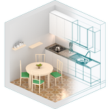 Kitchen Design-icoon