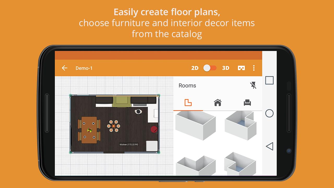 Android Kitchen. Kitchen applications. APK Design. Demo Room. Программа для дизайна интерьера на андроид