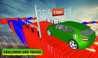 3 Schermata Impossible Car Racing Tracks Stunt