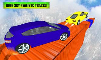 Impossible Car Racing Tracks Stunt capture d'écran 2