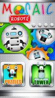 Poster Puzzle torre robot