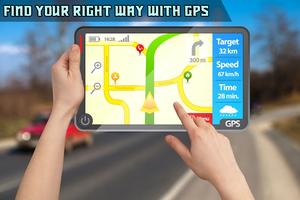 GPS Navigation and Tracker Affiche