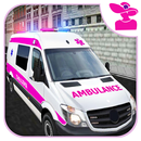 Pink Lady Ambulance Rescue 3D APK