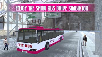Pink Lady Snow Bus City Driver capture d'écran 1