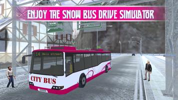 Pink Lady Snow Bus City Driver Ekran Görüntüsü 1