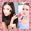 Collage de photos de maquillage