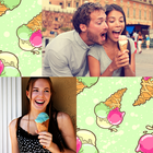 Ice Cream Photo Collage icône