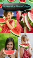 Wassermelone Foto Collage Plakat