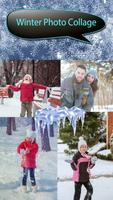 Collage photo hivernale Affiche