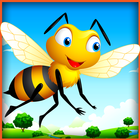 Vol de brave abeille icône