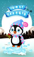 Jumpy Penguin Affiche