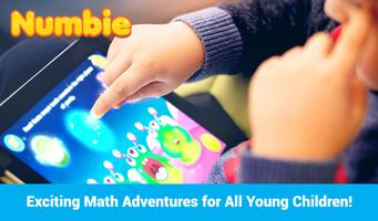 Math for Kindergarten. Numbie الملصق