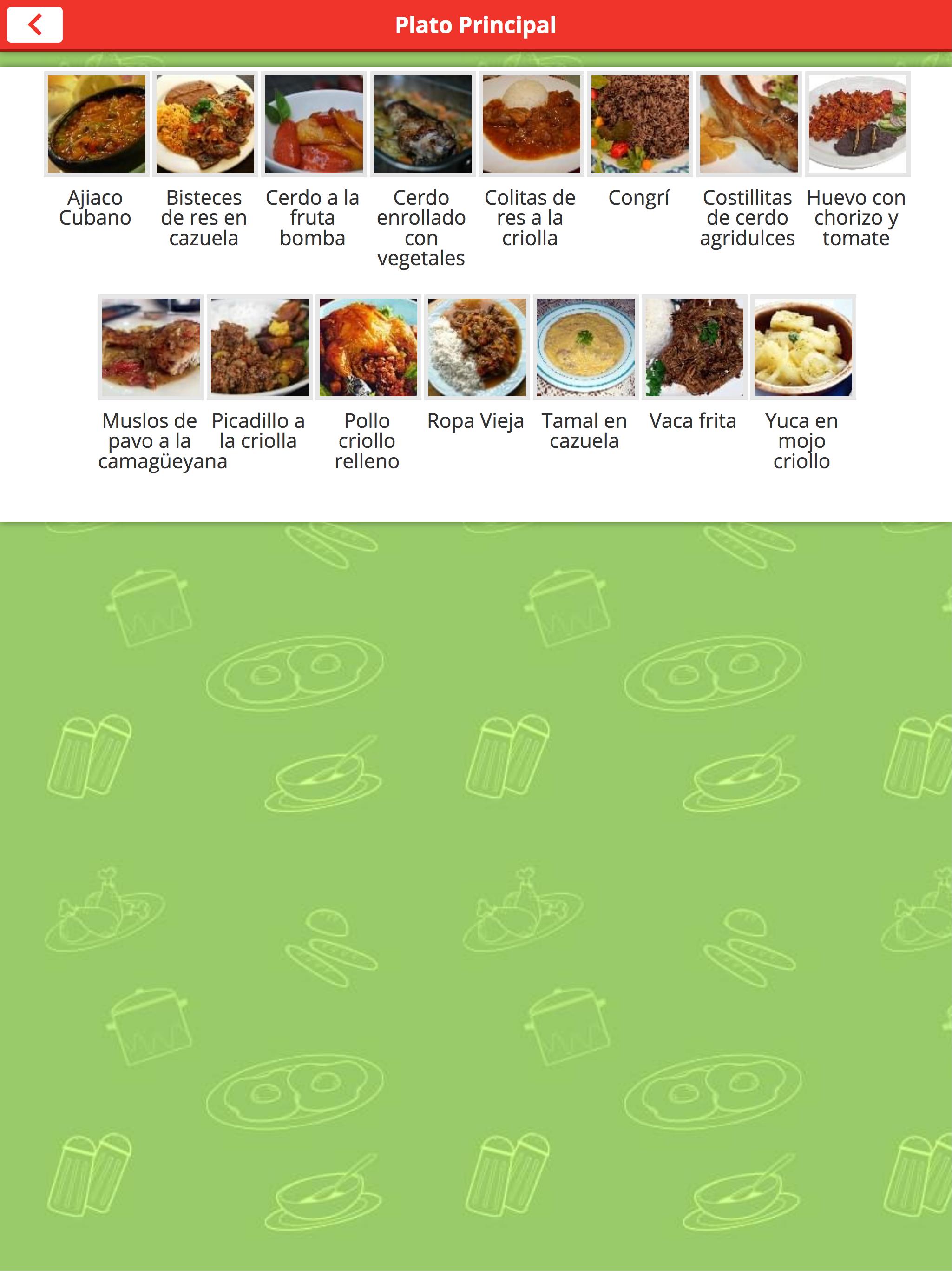 Android İndirme için Recetas de Cocina Cubana APK