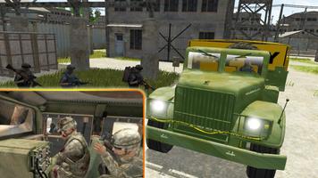 Military Truck Driver : Army Offroad Jeep Driving 海報