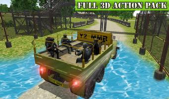 Military Truck Driver : Army Offroad Jeep Driving syot layar 1