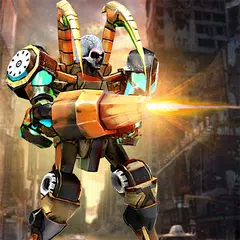 Flying Rocket Man Spider Robot Transform Wars 3D APK download