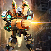 Flying Rocket Man Spider Robot Transform Wars 3D icon