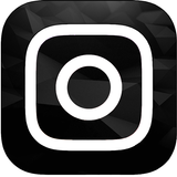 Dark  theme for instagram أيقونة