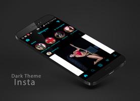 Dark  theme for instagram スクリーンショット 1