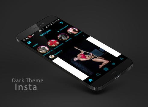 Dark theme for instagram imagem de tela 1