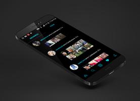 Dark  theme for instagram captura de pantalla 2