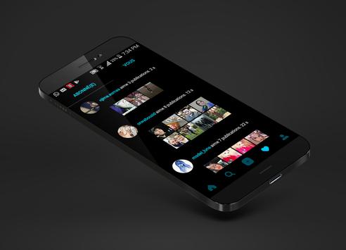 Dark theme for instagram imagem de tela 2