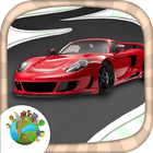 Juego de carreras de coches icono