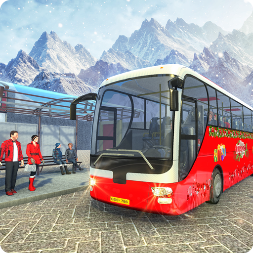 Uphill Bus Drive: Christmas Bus Simulator