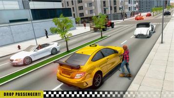 Crazy Car Driving Taxi Games capture d'écran 3