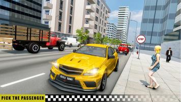 Crazy Car Driving Taxi Games capture d'écran 1