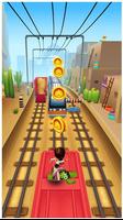 Subway Train Surf Run 3D Poster