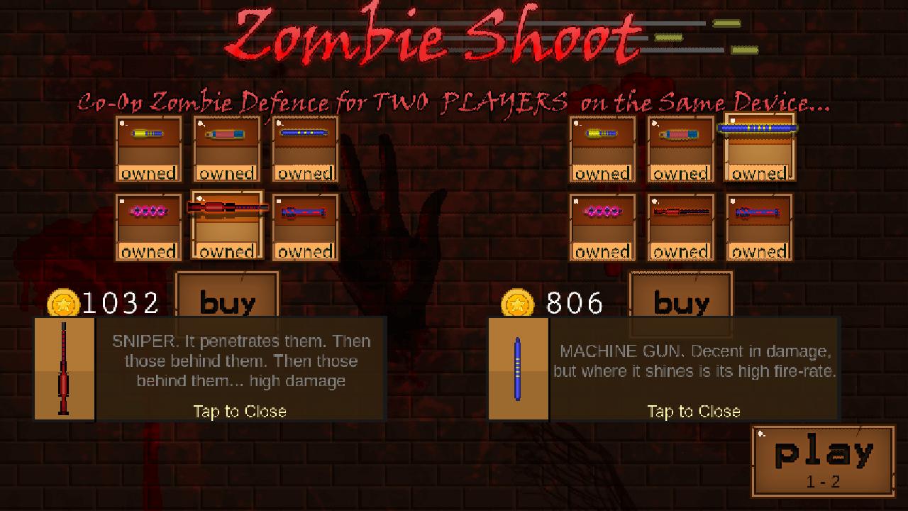 2 Player Co Op Zombie Shoot For Android Apk Download - best 2 player co op roblox games