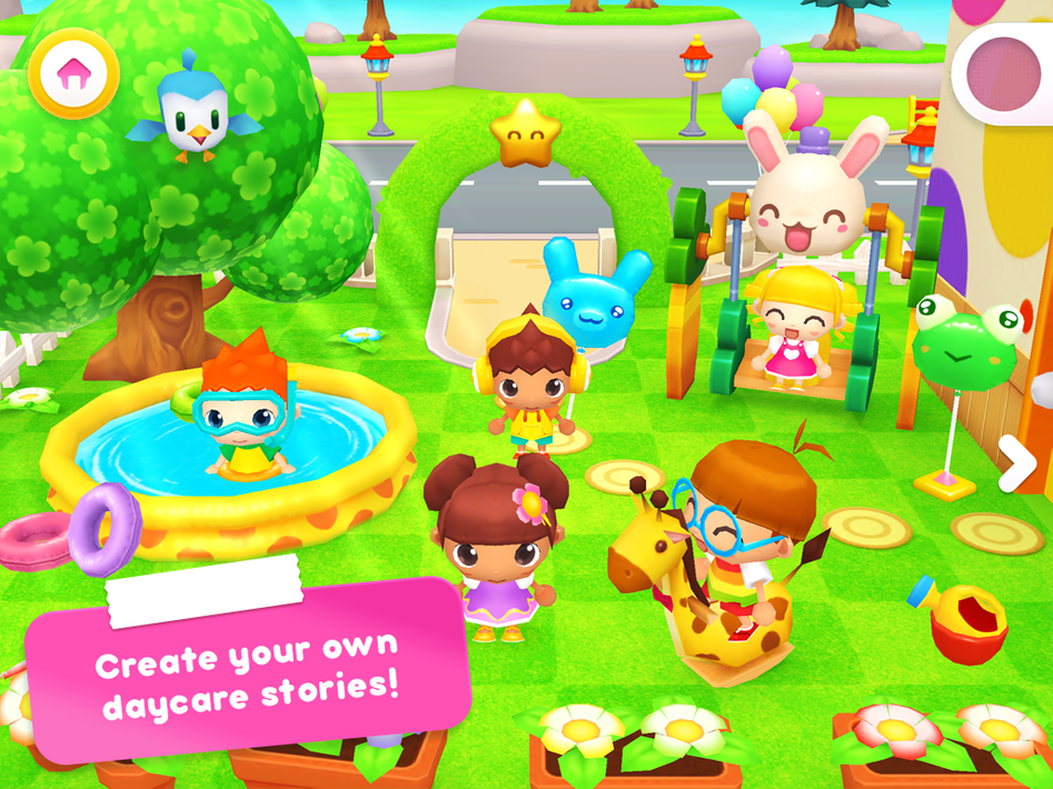 Happy Daycare Stories - School playhouse baby care screenshot 6