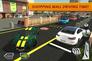 Shopping Mall Car Driving Poster